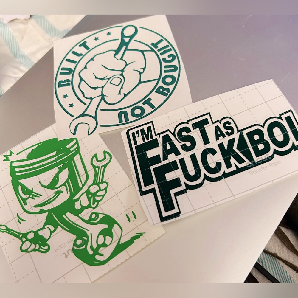 Green Mechanic Decal Bundle (3)